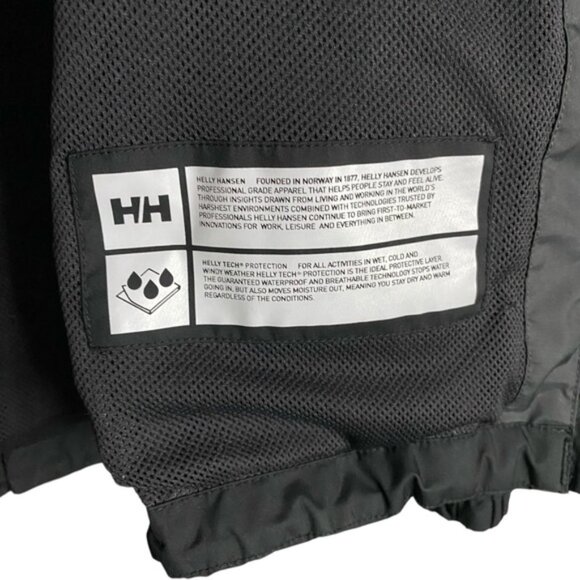 Helly Hansen Men's Black Amaze Helly Tech Outdoor Waterproof Jacket - Picture 9 of 11